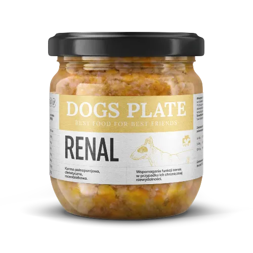 Dogs Plate Vet Renal z wieprzowiną 360 g