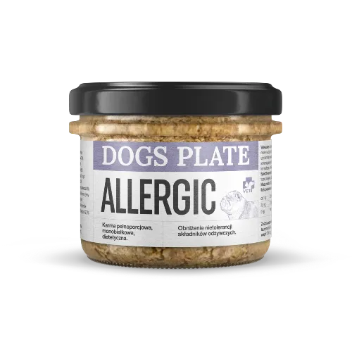 Dogs Plate Vet Allergic 180 g z koniną
