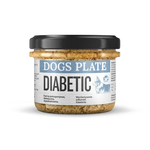 Dogs Plate Vet Diabetic 180 g