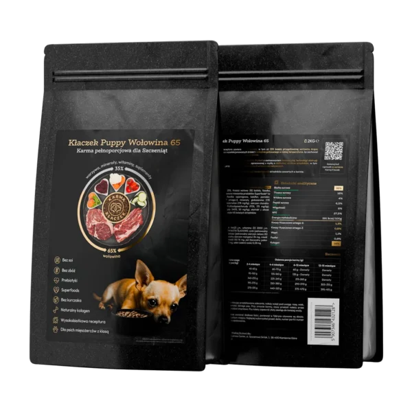 Kłaczek Puppy Wołowina 2 kg