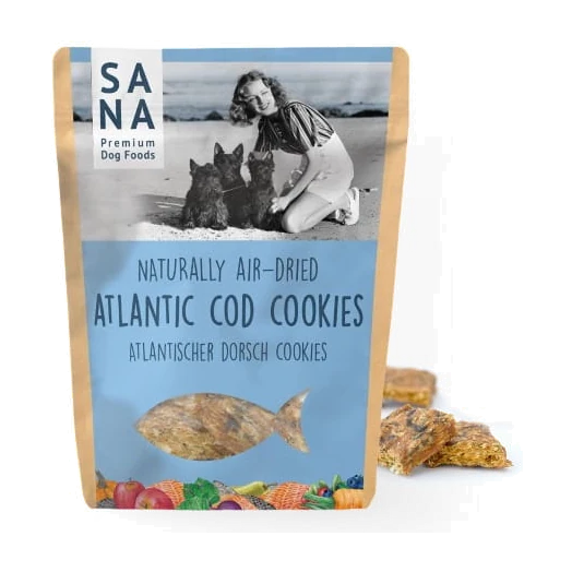 Sanadog Chrupiące ciasteczka z dorsza 100 g