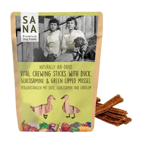 Sanadog Vitalne gryzaki z kaczką i glukozaminą 150 g